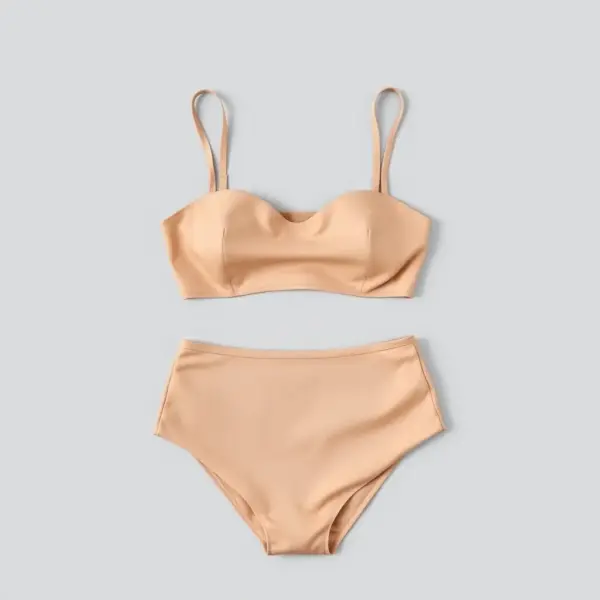 Chic High-Waist Bikini